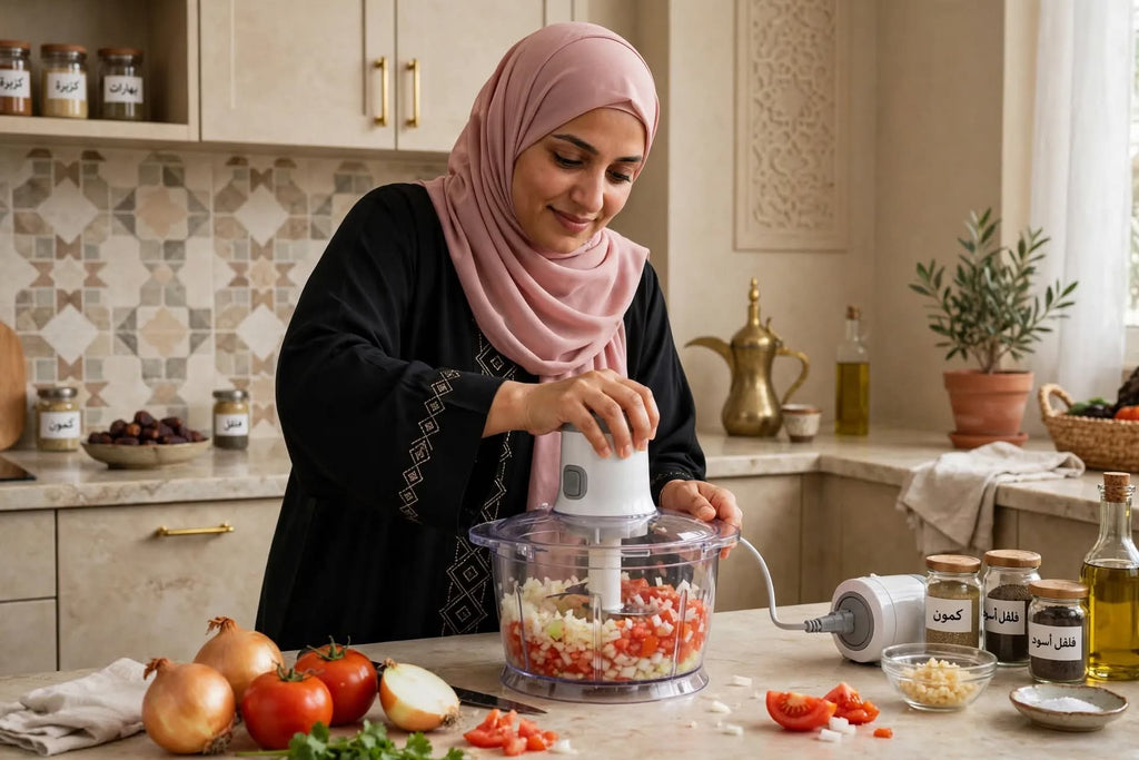 قطاعة خضار كهربائية 12 في 1 متعددة الوظائف - تقطع في 10 ثواني